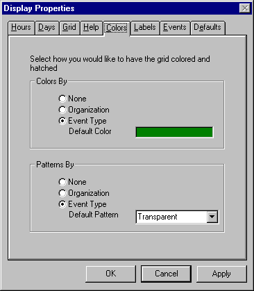 Display Properties/Colors Image