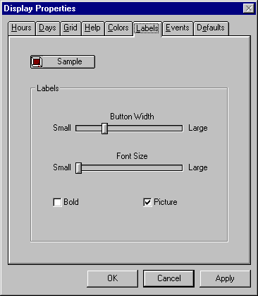 Display Properties/Labels Image