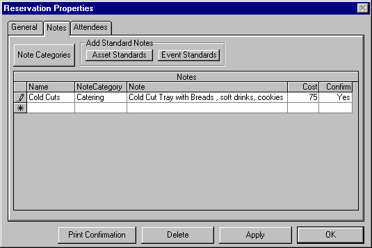 Reservation Notes Image
